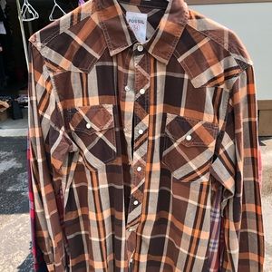 Fossil button down shirts